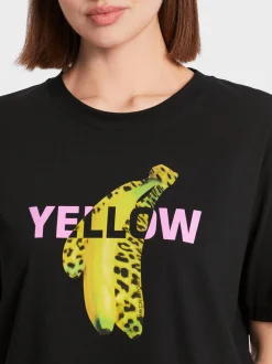 Marc Cain Shirts & Tops-T-SHIRT MIT FOTOPRINT „RETHINK TOGETHER“ black
