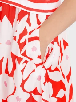 Marc Cain Kleider-TWO-IN-ONE-KLEID bright tomato