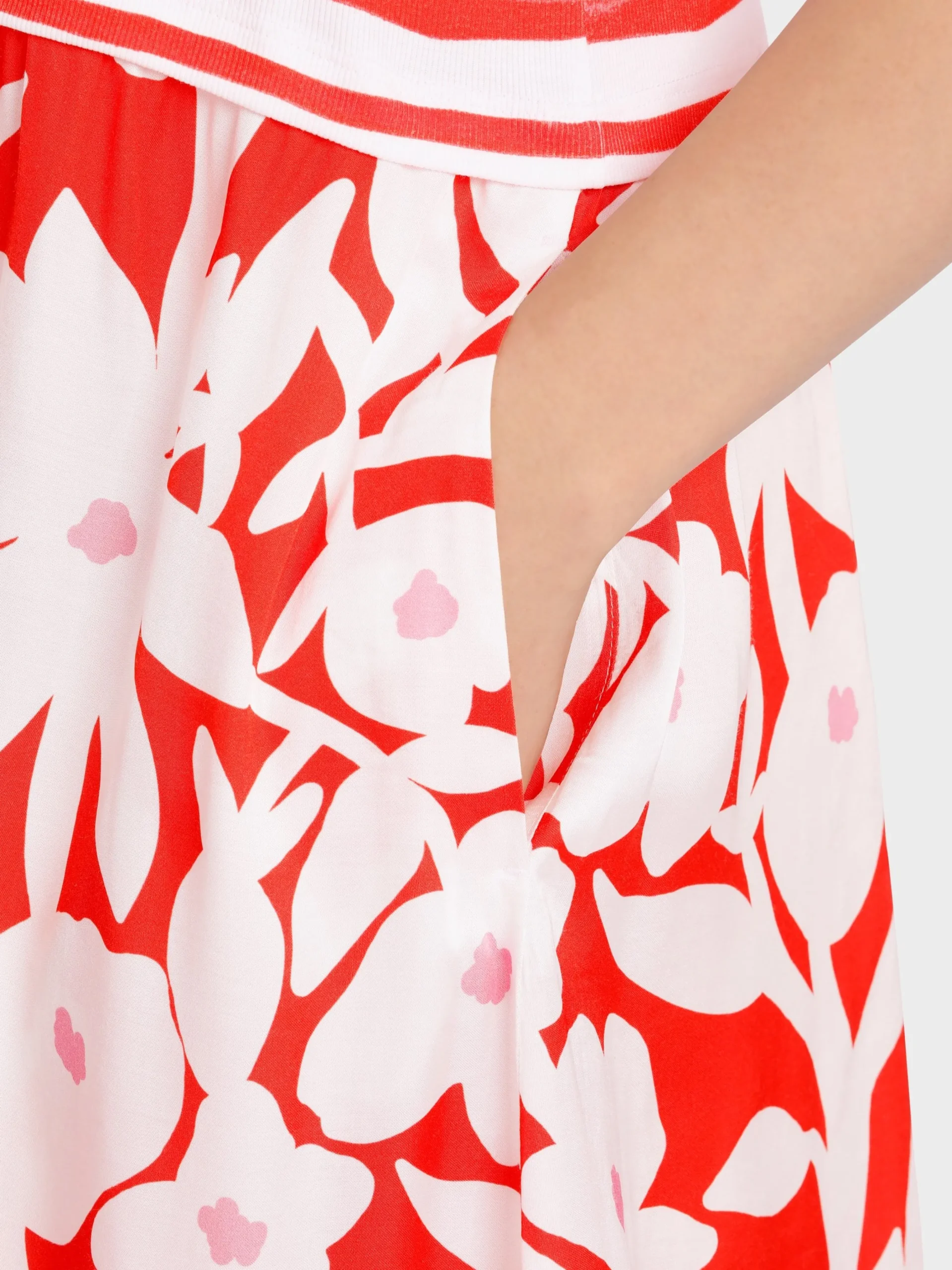 Marc Cain Kleider-TWO-IN-ONE-KLEID bright tomato