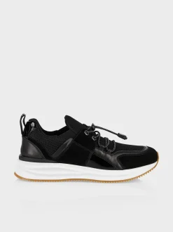 Marc Cain Schuhe-UNI SNEAKER IN MATERIALMIX black