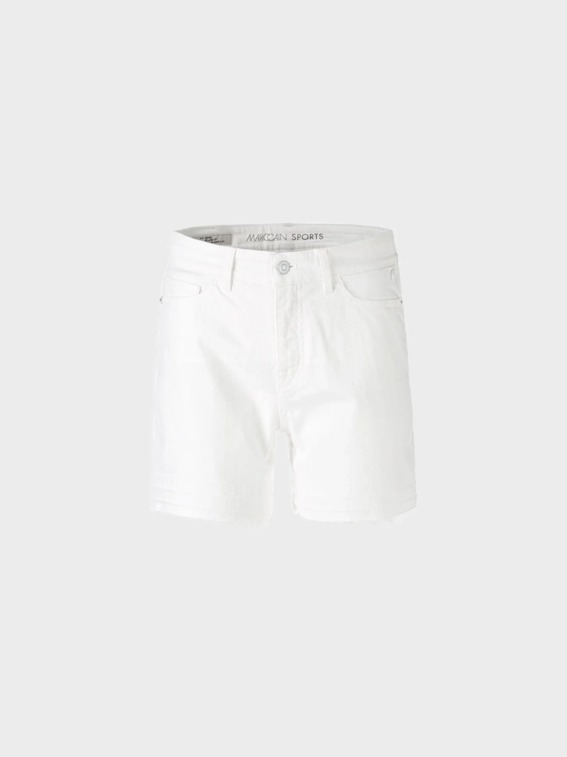 Marc Cain Hosen-UNIFARBENE "RETHINK TOGETHER" SHORTS white