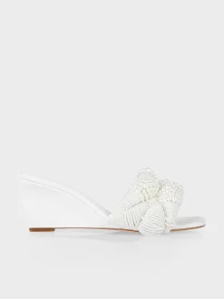 Marc Cain Schuhe-WEDGES MIT PERLEN white
