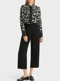 Marc Cain Hosen-WEICHFALLENDE HOSE WELLINGTON IN ¾ LÄNGE black