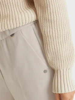 Marc Cain Hosen-WEIT UND MIT BÜGELFALTE – HOSE WASHINGTON warm stone