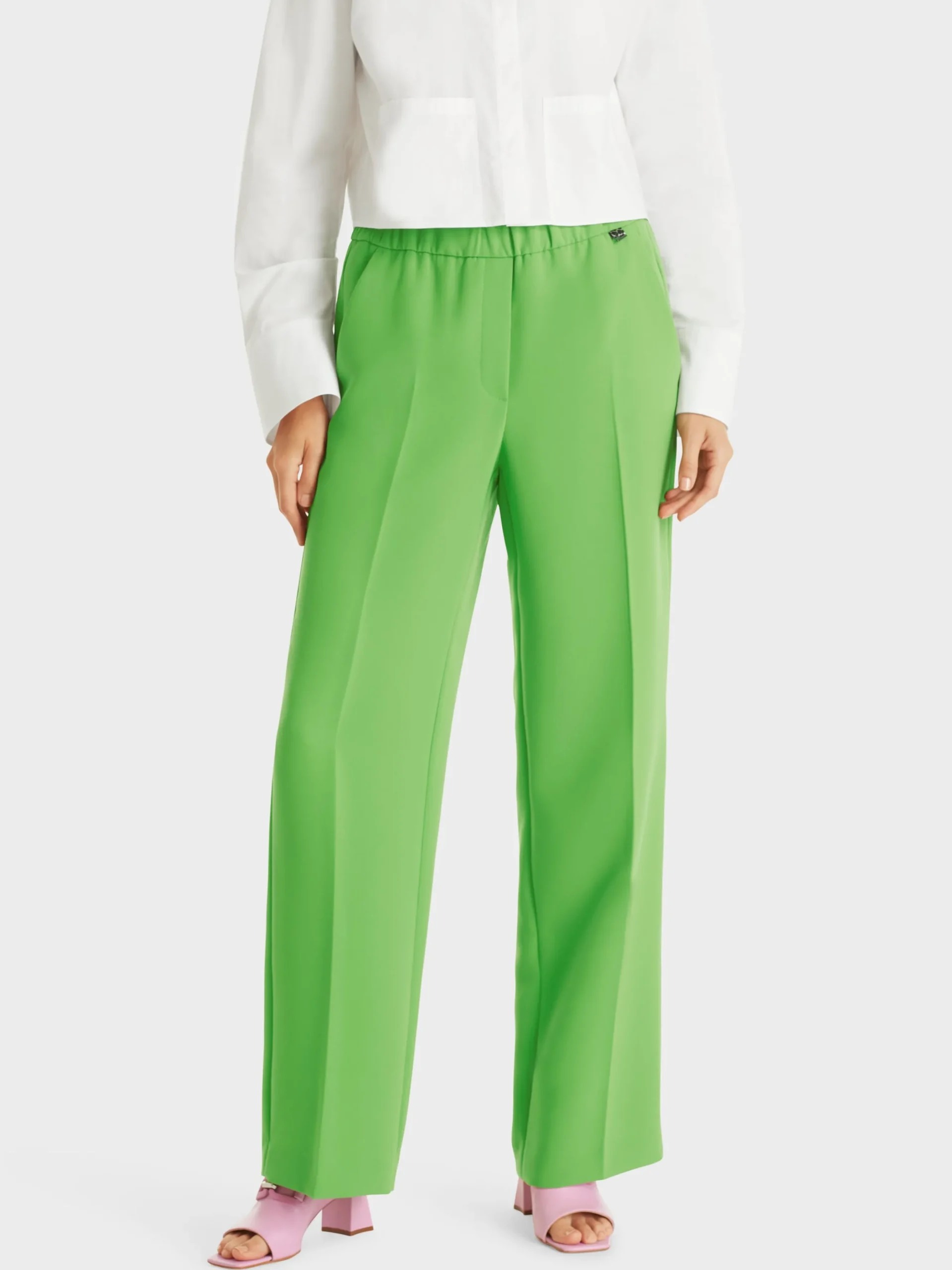 Marc Cain Hosen-WEIT UND MIT BÜGELFALTE – HOSE WASHINGTON granny smith