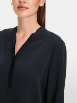 Marc Cain Blusen & Tuniken-WEITE BLUSE midnight blue