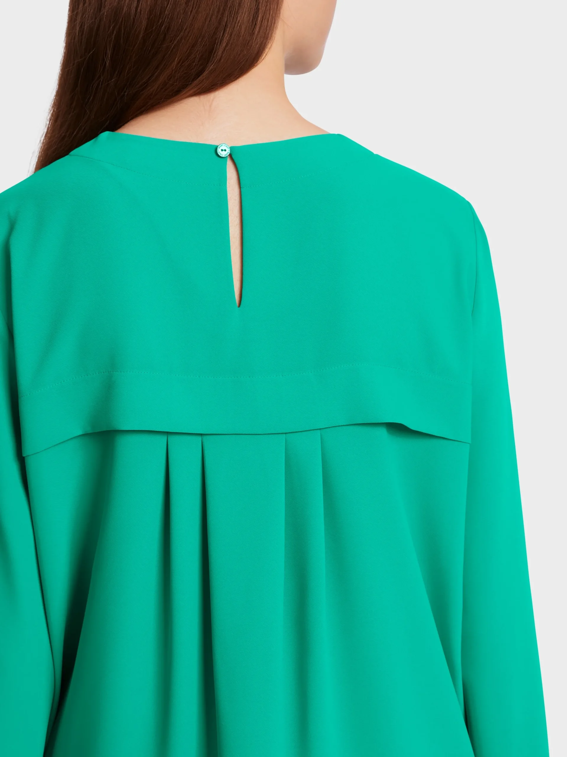 Marc Cain Blusen & Tuniken-WEITE BLUSE MIT NACKENVERSCHLUSS bright malachite