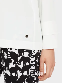 Marc Cain Blusen & Tuniken-WEITE BLUSE MIT NACKENVERSCHLUSS off-white