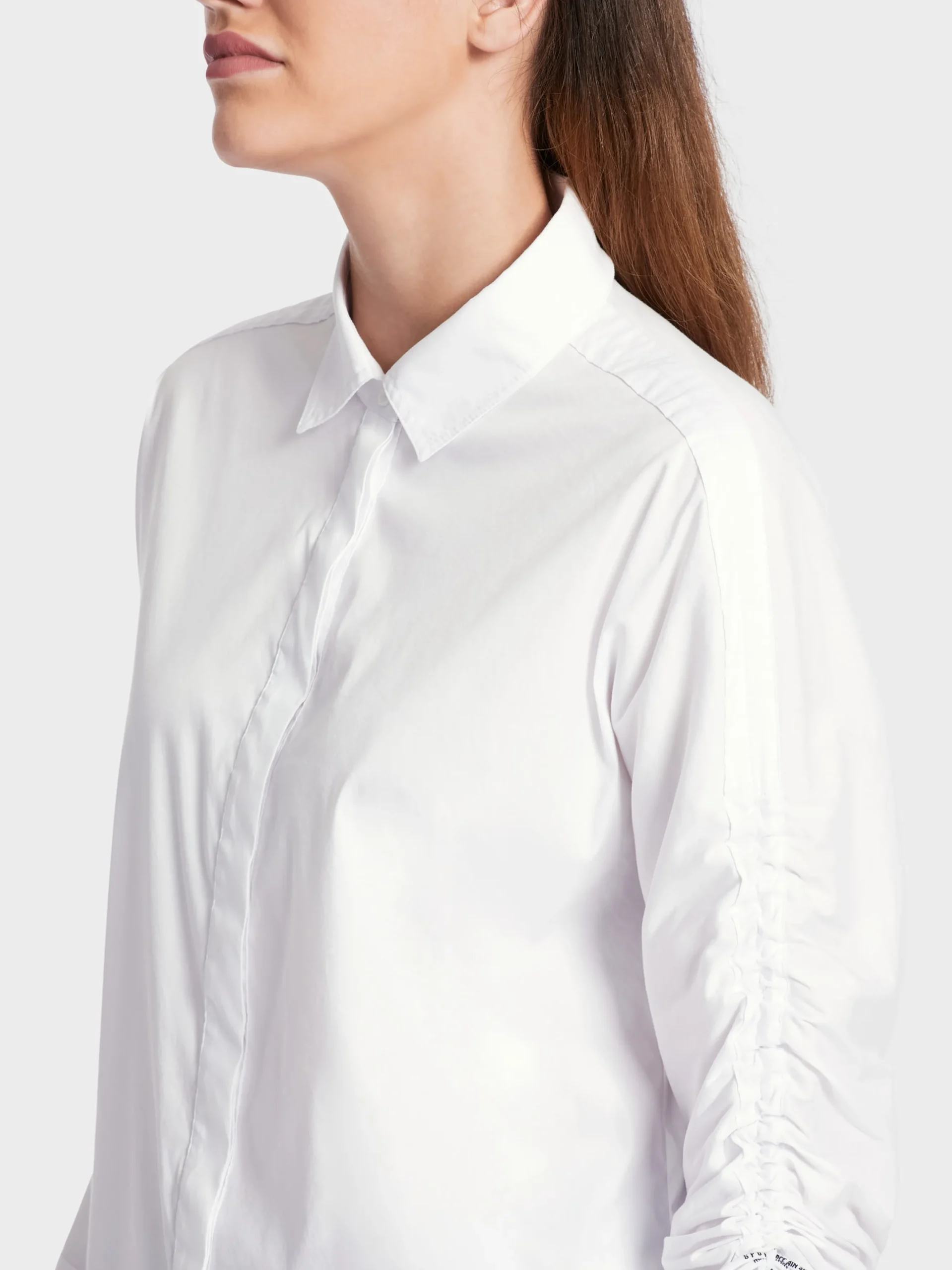 Marc Cain Blusen & Tuniken-WEITE HEMDBLUSE MIT KIMONO-ÄRMELN white