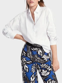 Marc Cain Blusen & Tuniken-WEITE HEMDBLUSE MIT KIMONO-ÄRMELN white