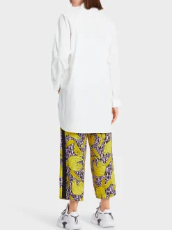 Marc Cain Blusen & Tuniken-WEITE KIMONOBLUSE "RETHINK TOGETHER" white