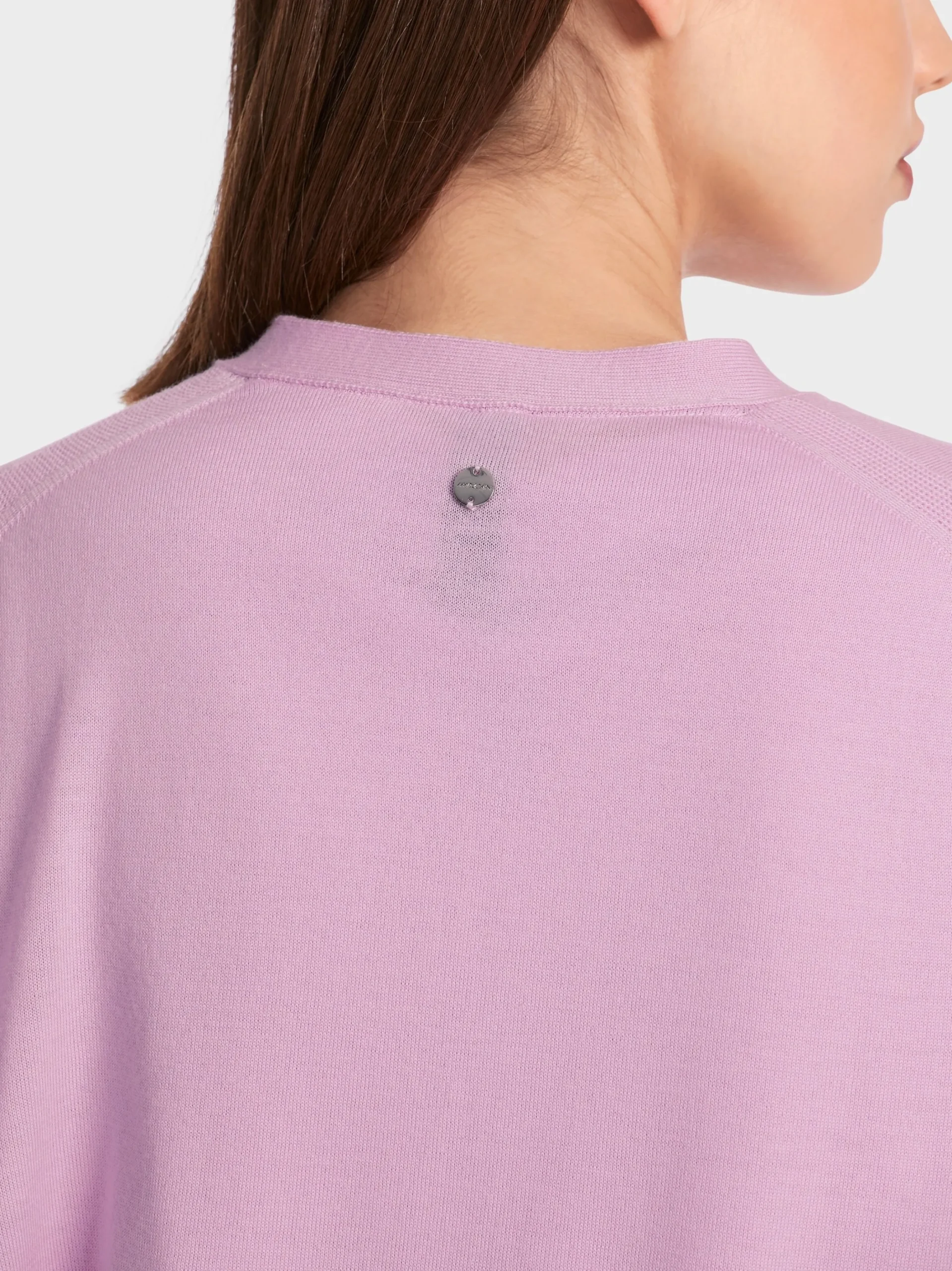 Marc Cain Jacken|Strick-WEITER CARDIGAN "RETHINK TOGETHER" pink lavender