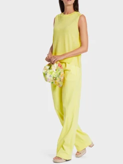 Marc Cain Shirts & Tops|Strick-WEITES TOP "RETHINK TOGETHER" pale lemon