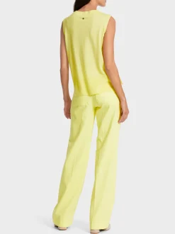Marc Cain Shirts & Tops|Strick-WEITES TOP "RETHINK TOGETHER" pale lemon