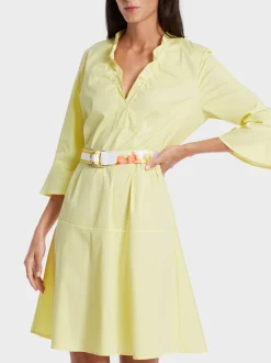 Marc Cain Accessoires-WENDEGÜRTEL IM AKTUELLEN BLURRY DESSIN pale lemon