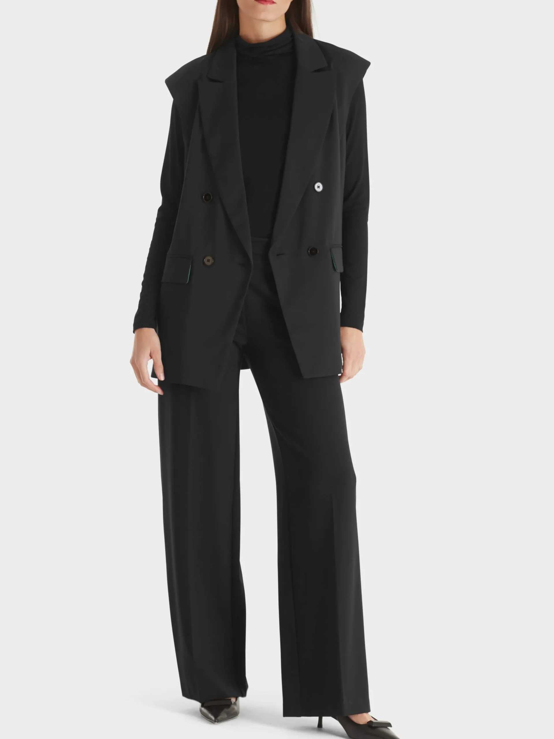 Marc Cain Jacken-WESTE MIT REVERS black
