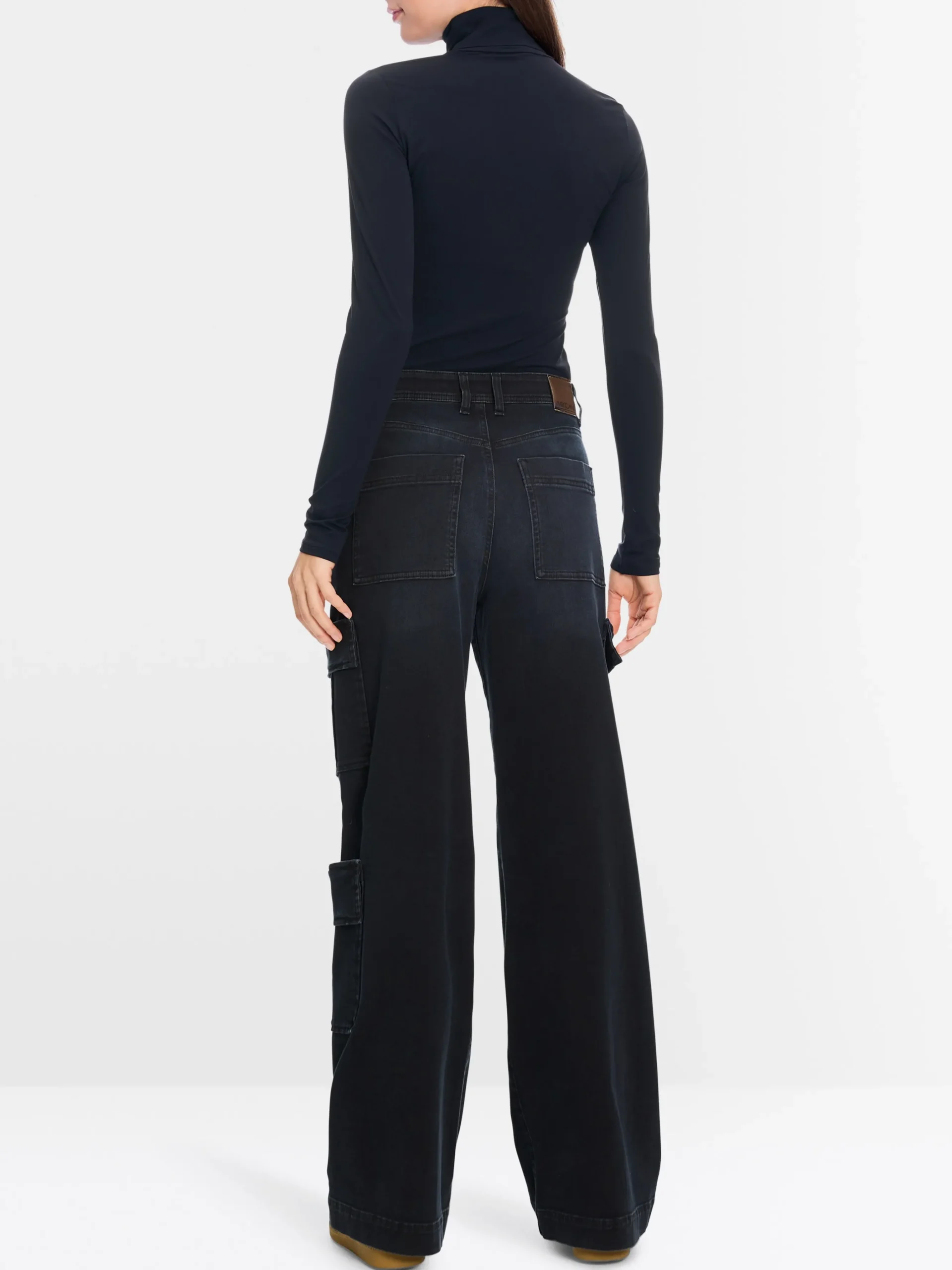 Marc Cain Shirts & Tops-ZARTER ROLLKRAGENPULLOVER midnight blue