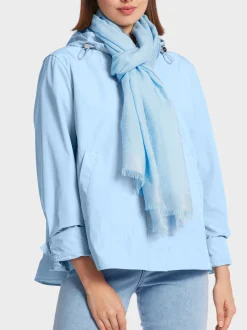 Marc Cain Accessoires-ZARTER WEBSCHAL soft summer sky