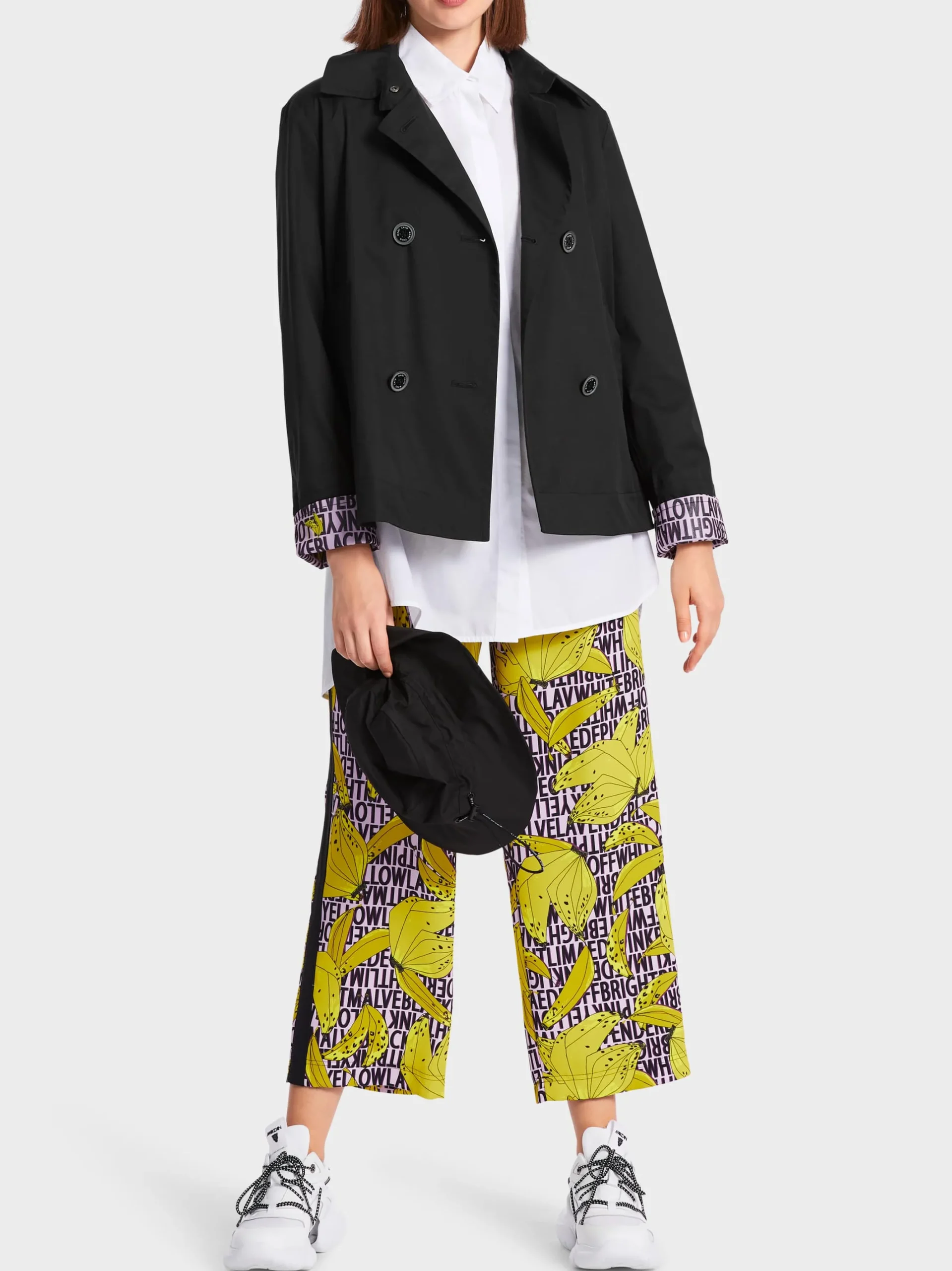 Marc Cain Mäntel & Outdoorjacken-ZWEIREIHIGE OUTDOORJACKE black